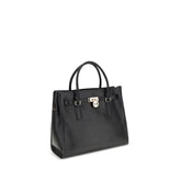 Michael Kors Black Calf Leather Bos Taurus Shoulder Bag
